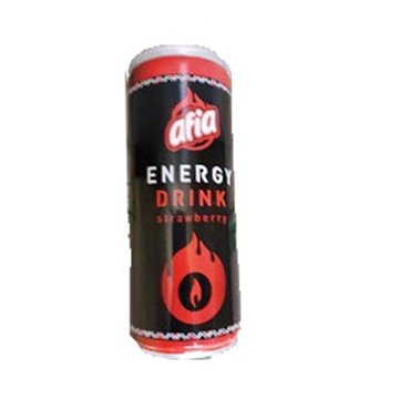 Afia Strawberry Energy Drink 250ml