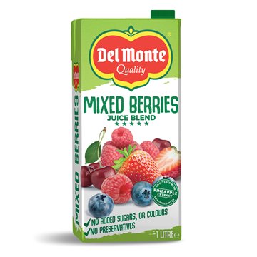 Del Monte Juice Blend Mixed Berry 1L