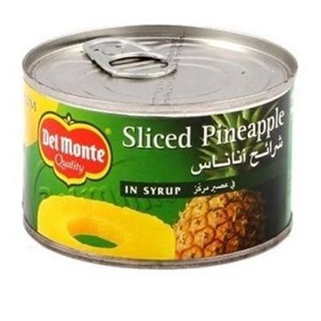 Del Monte Sliced Pineapple In Syrup 234g