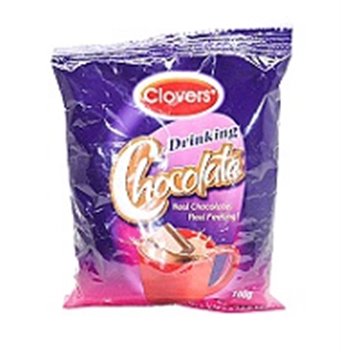 Clovers Drinking Chocolate Sachet 100g