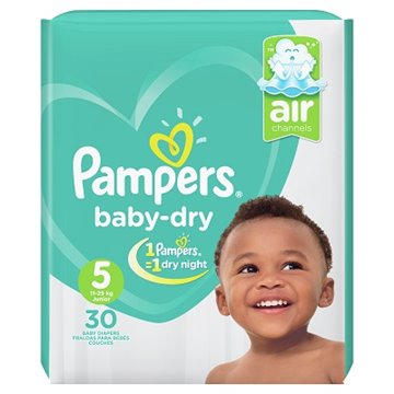 Pampers Baby Dry Size 5 Junior 11-25Kg 30 Pieces