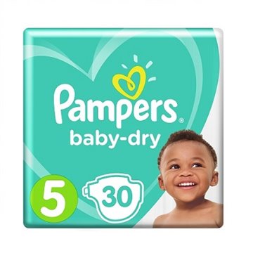 Pampers Baby Dry Size 5 Junior 11-25Kg 30 Pieces