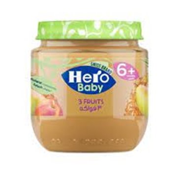 Hero Baby 3 Fruits Jar 125G