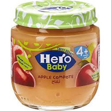 Hero Baby Apple Compote Jar 125G