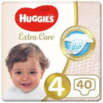 Huggies Extra Care Gold Size 4 4o Pieces