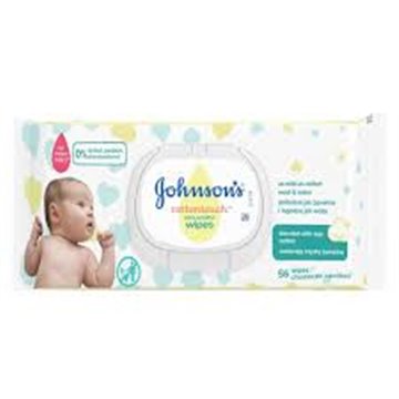 Johnson & Johnson Baby Wipes Gentle Touch 56'S